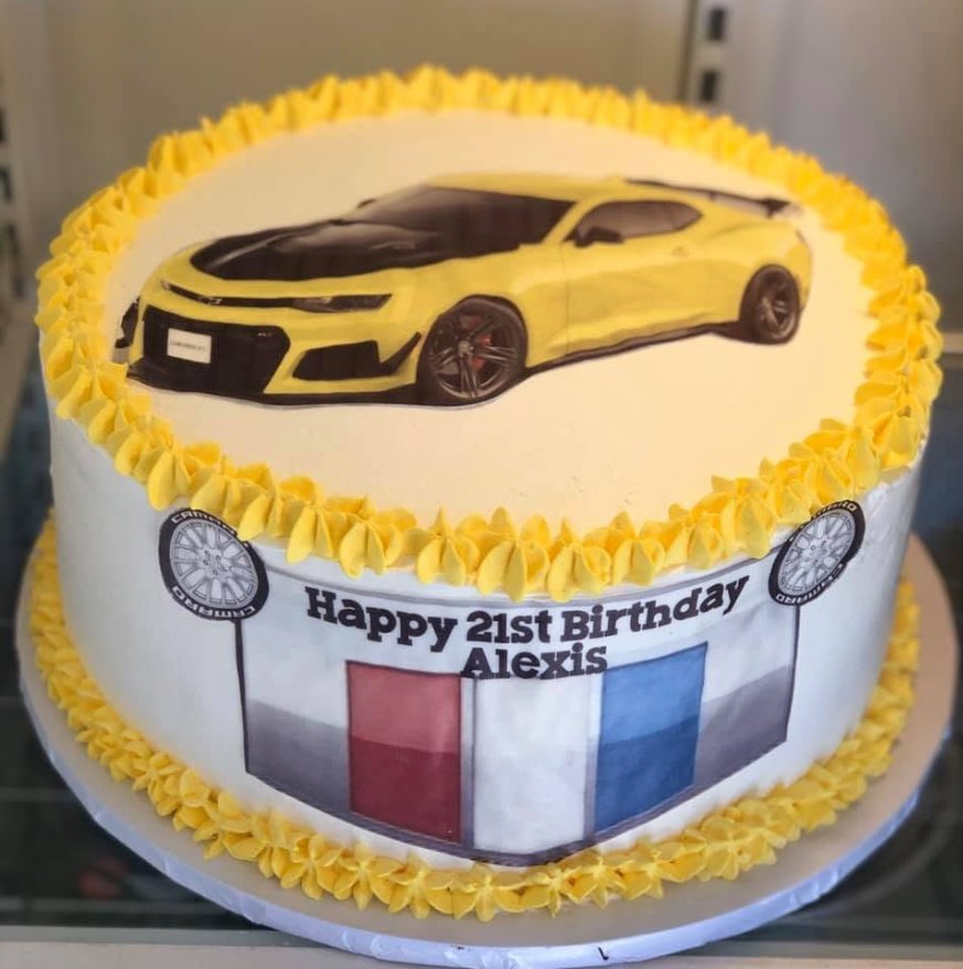 Camaro Cake — custom cake by Zugar Coma Zweetz