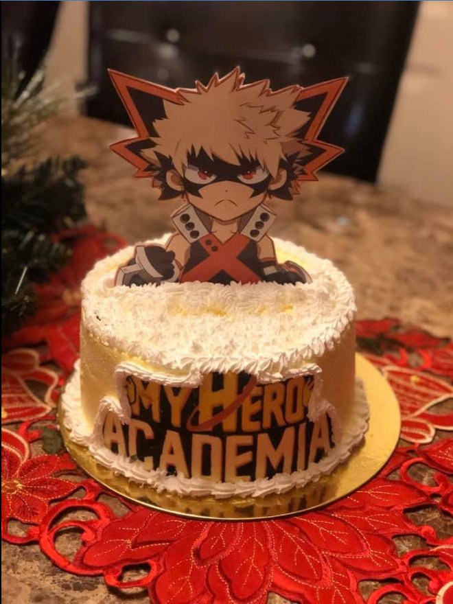 My Hero Academia Cake — custom cake by Zugar Coma Zweetz